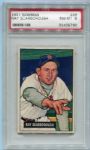1951 Bowman #39 Ray Scarborough Boston Red Sox PSA 8