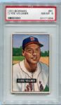 1951 Bowman #91 Clyde Vollmer Boston Red Sox PSA 8