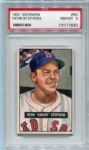 1951 Bowman #92 Vern Stephens Boston Red Sox PSA 8