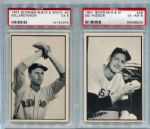 1953 Bowman Black & White Lot of Two Boston Red Sox PSA Graded