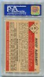 1953 Bowman Color #35 Maury McDermott PSA 8