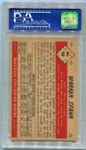 1953 Bowman Color #99 Warren Spahn PSA 6