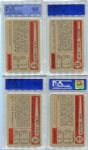 1954 Bowman Baseball Lot of Eleven All PSA Graded 5-8's