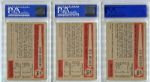 1954 Bowman Baseball Lot of Eleven All PSA Graded 5-8's
