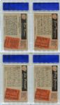 1955 Bowman Baseball Lot of Five All PSA Graded