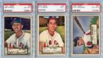 1952 Topps Lot of Three PSA Graded