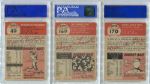 1953 Topps Lot of Three Different Boston Red Sox All PSA Graded