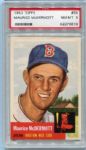 1953 Topps #55 Maurice McDermott PSA 8