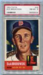 1953 Topps #69 Dick Brodowski, Boston Red Sox PSA 8