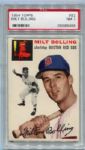 1954 Topps #82 Milt Bolling, Boston Red Sox PSA 7