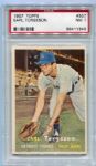 1957 Topps #357 Earl Torgeson, Detroit Tigers PSA 7