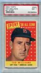 1958 Topps All-Star #485 Ted Williams PSA 7