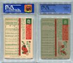 Lot of 5 Boston Red Sox Players 1959-1969 All PSA Graded