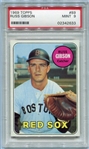 Lot of 5 Boston Red Sox Players 1959-1969 All PSA Graded
