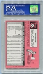 Lot of 5 Boston Red Sox Players 1959-1969 All PSA Graded