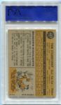 1960 Topps #487 Tom Sturdivant PSA 8