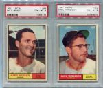 1961 Topps Lot of Two PSA 8's