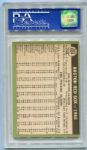 1967 Topps High Number #604 Red Sox Team Card PSA 8 Tough Card!