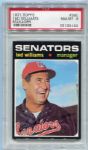 1971 Topps #380 Ted Williams PSA 8