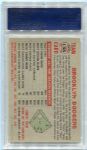 1956 Topps #166 Dodgers Team Card Gray Back PSA 6