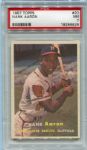 1957 Topps #20 Hank Aaron PSA 7