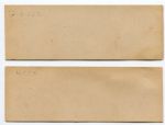 W552 Baseball Position Strip Cards Two 5 Card Panels