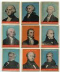 R114 Presidents United States Caramel Company 30 Card Set