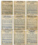 R114 Presidents United States Caramel Company 30 Card Set