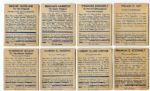 R114 Presidents United States Caramel Company 30 Card Set