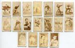 1948 Topps Magic Photos Football & Basketball 18 Different