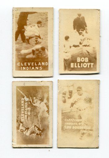 1948 Topps Magic Photos Baseball 4 Different