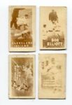 1948 Topps Magic Photos Baseball 4 Different