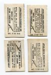 1948 Topps Magic Photos Baseball 4 Different