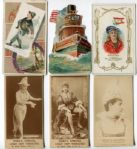 N82 thru N151 Duke Cigarettes & Honest Long Cut Large Size Non-Sports Cards