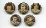 P2 Sweet Caporal Pins Lot of 5 Including McGraw