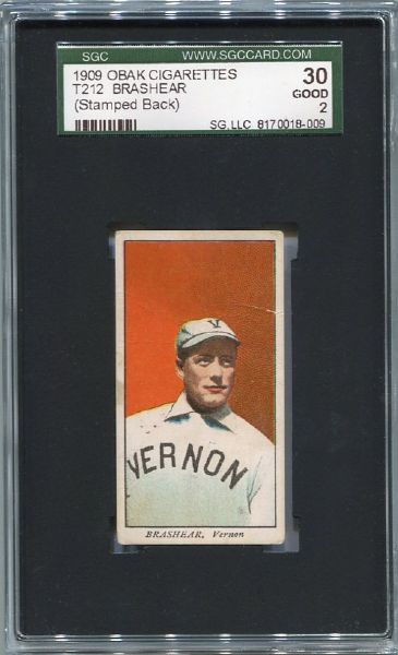 T212-1 1909 Obak Brashear Vernon SGC 30