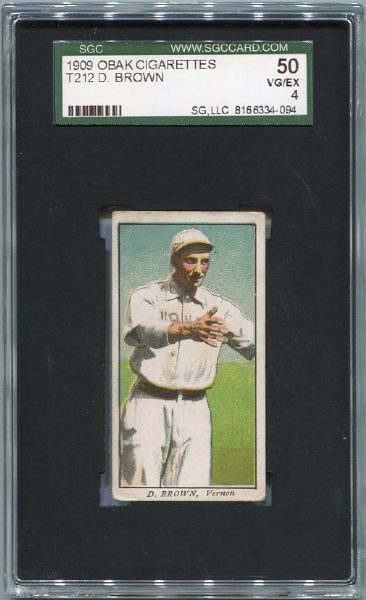 T212-1 Obak Cigarettes D. Brown SGC 50