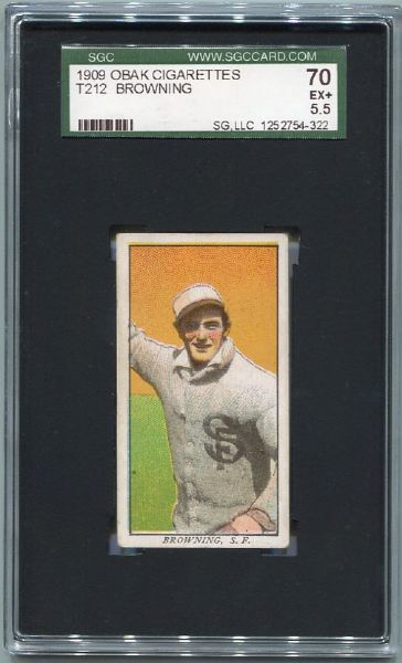 T212-1 1909 Obak Browning San Francisco SGC 70