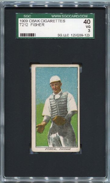 T212-1 1909 Obak Fisher Portland SGC 40