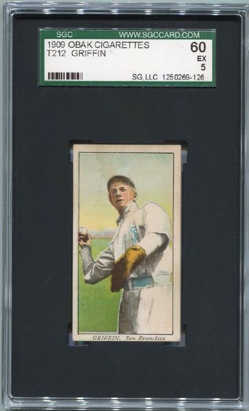T212-1 1909 Obak Griffin San Francisco SGC 60