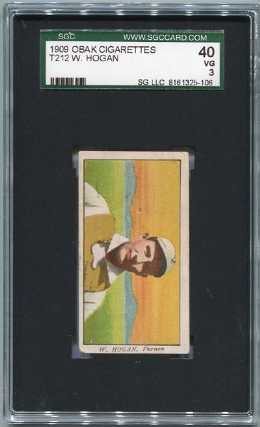 T212-1 1909 Obak W. Hogan Vernon SGC 40