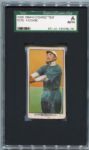T212-1 1909 Obak Howse Sacramento Double Printed Back Scrap SGC AUT