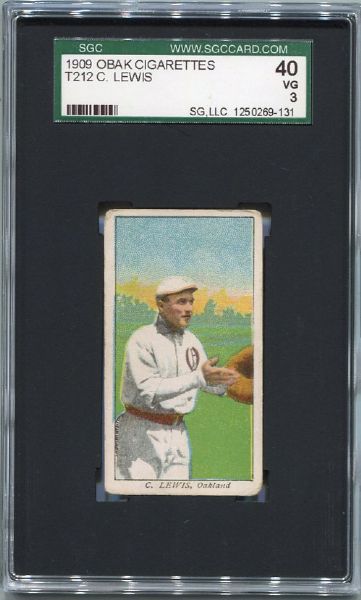 T212-1 1909 Obak C. Lewis Oakland SGC 40