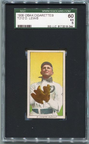 T212-1 1909 Obak D. Lewis SGC 60