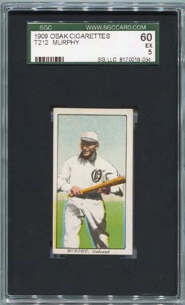 T212-1 1909 Obak Murphy Oakland SGC 60
