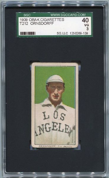 T212-1 1909 Obak Ornsdorff Los Angeles SGC 40