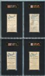 T212-1 1909 Obak Lot of 12 Different All SGC Graded