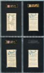 T212-1 1909 Obak Lot of 12 Different All SGC Graded