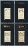 T212-1 1909 Obak Lot of 12 Different All SGC Graded