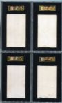 E137 1914 Zeenut Partial Set of 27 Different With 16 SGC Graded